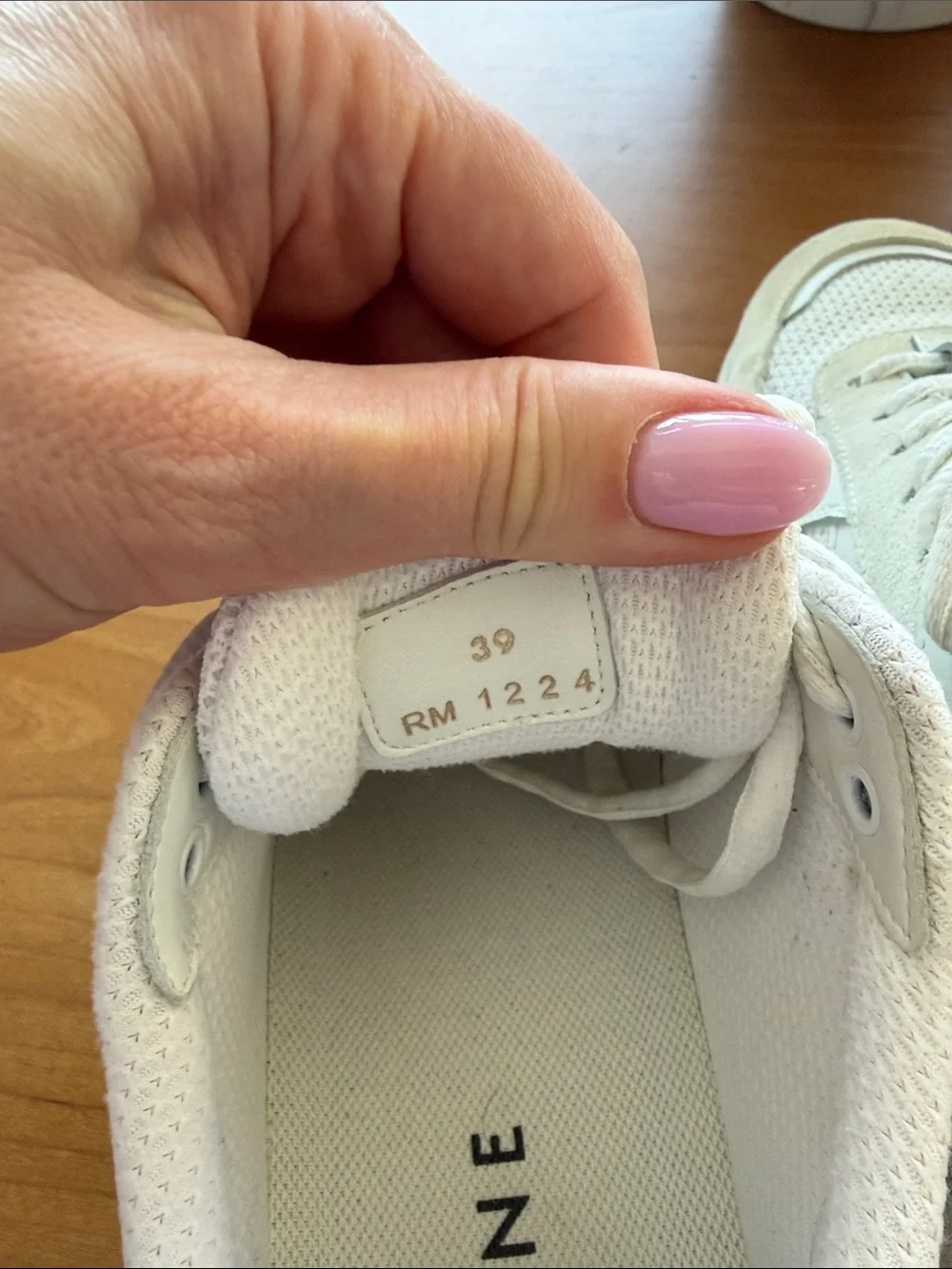 Celine Cream Mesh & Suede Trainer Sneakers - Picture 8 of 8